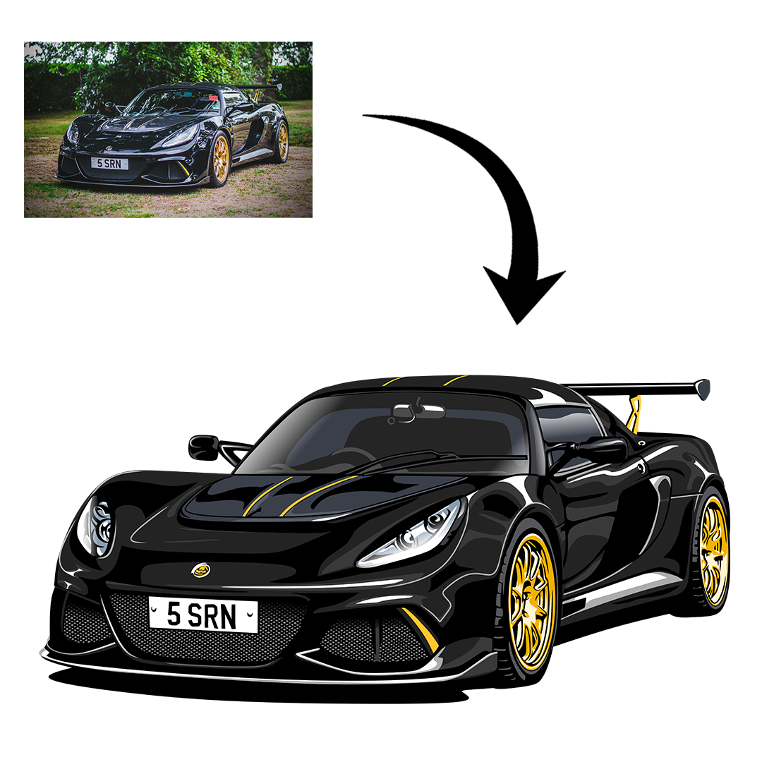 Draw My Ride - Custom Automotive Artwork